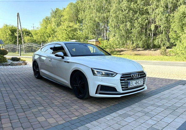 Audi S5 cena 153000 przebieg: 73000, rok produkcji 2018 z Pabianice małe 191